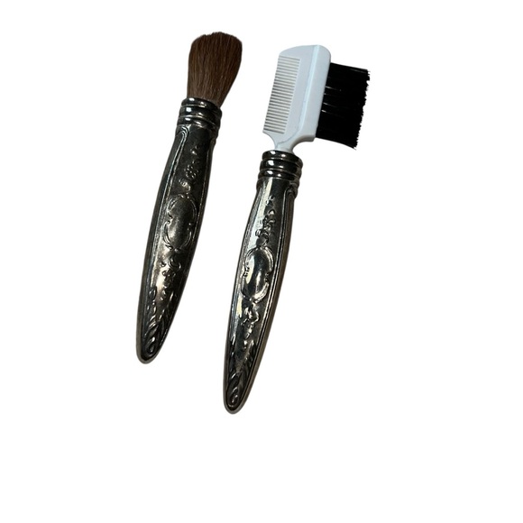 Antique Vintage Elegant Silver Grooming Brush Makeup Set - Picture 5 of 5